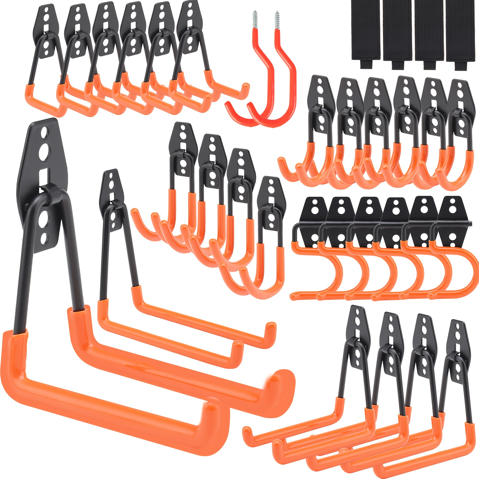 Gardening Tools Heavy Duty - 14+2/26+2/34pcs Heavy Duty Garage Storage Hooks,