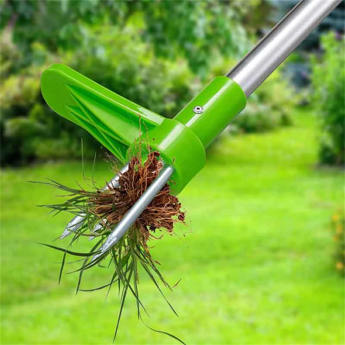 Root Watering Spike - Long Handle Weed Remover Portable Garden