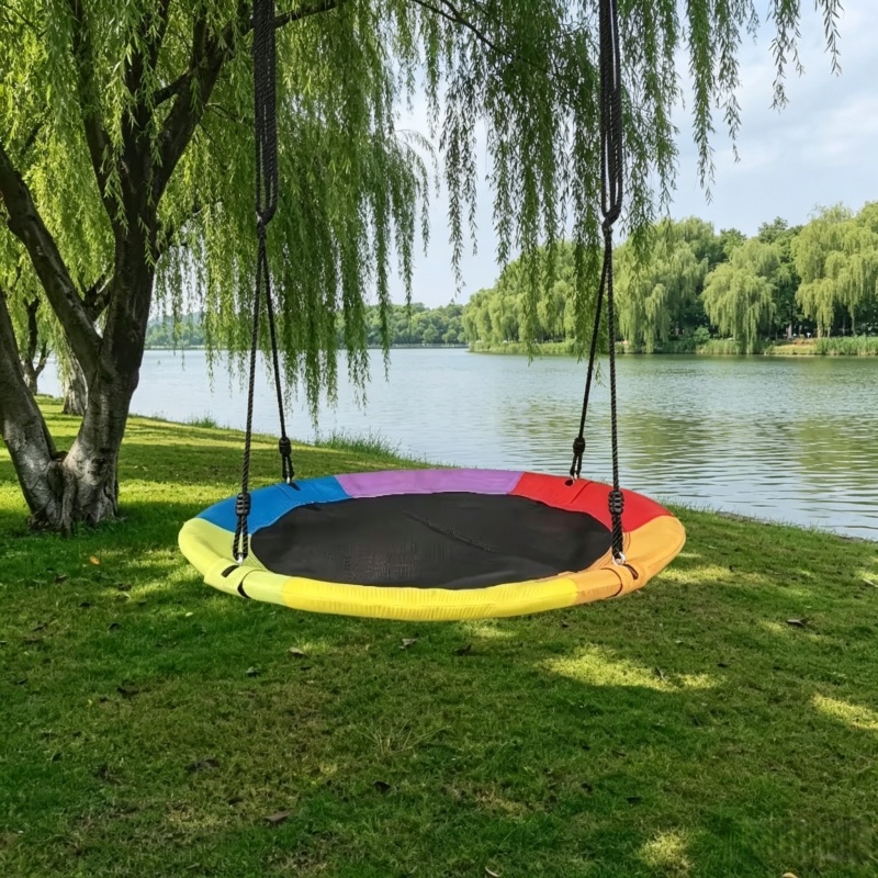 Gardening Tools Kit For Kids - Circular Oxford Net Canvas Kids Hammock
