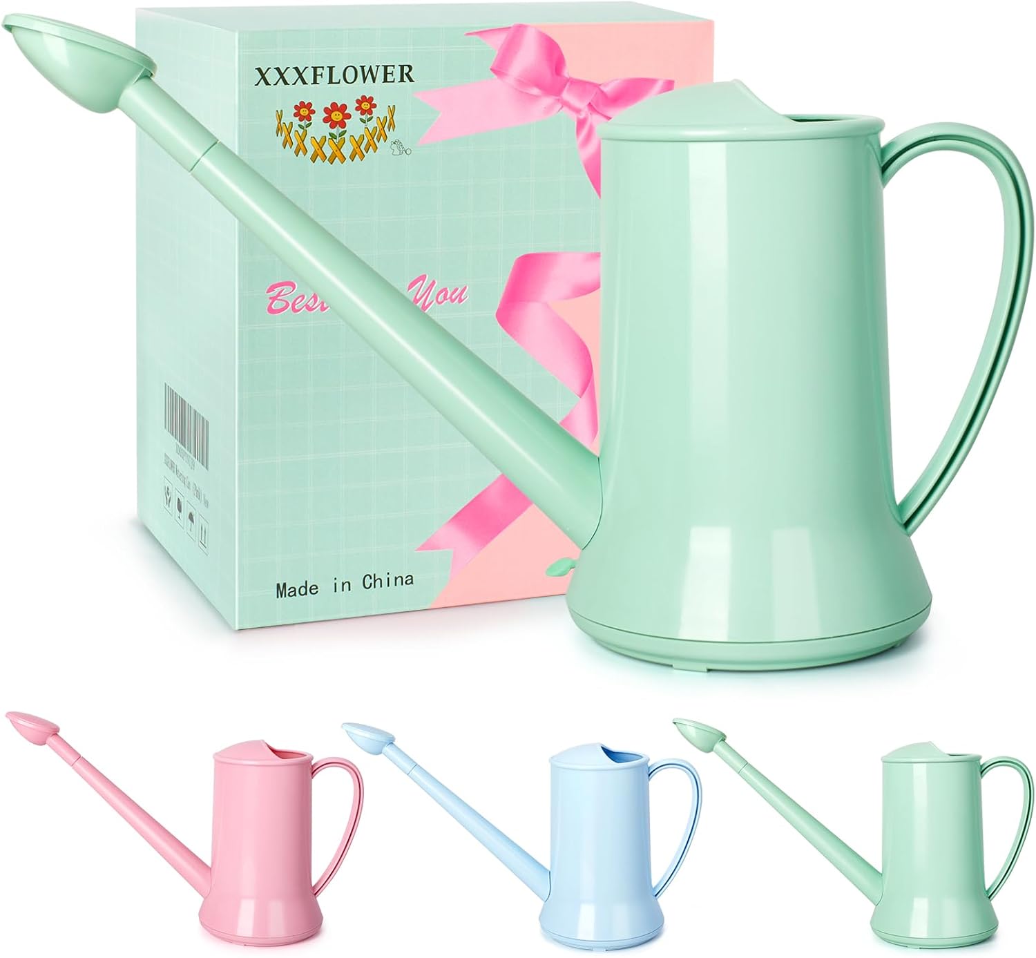 Watering Can Long Spout - 1/2 Gallon Small Indoor Plant Watering
