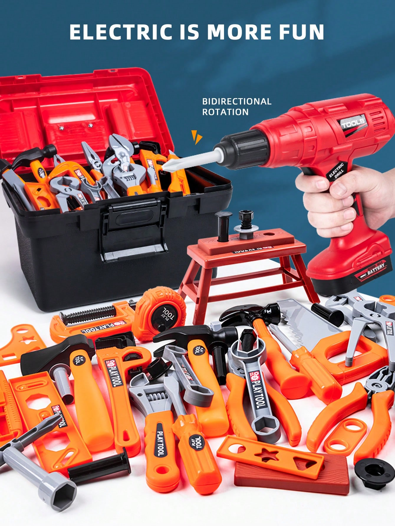 Gardening Tools Kit For Kids - Kids Pretend Tool Kit Educational Toys