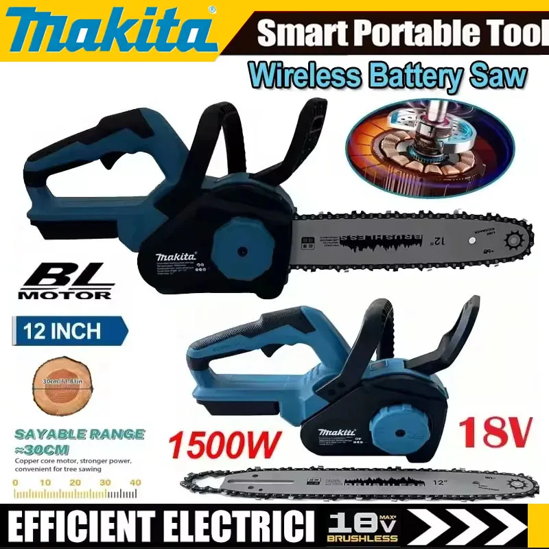 Gardening Tools Electric - Makita 12Inch Brushless Electric Chain Saw