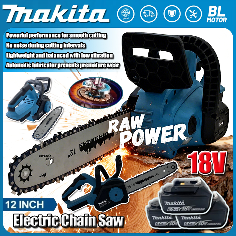Gardening Tools Electric - Makita 12Inch Brushless Electric Chain Saw