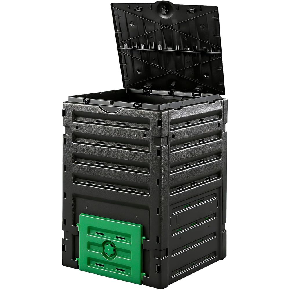 Compost Bin - 120 Gallon 450L Black Compost Bin
