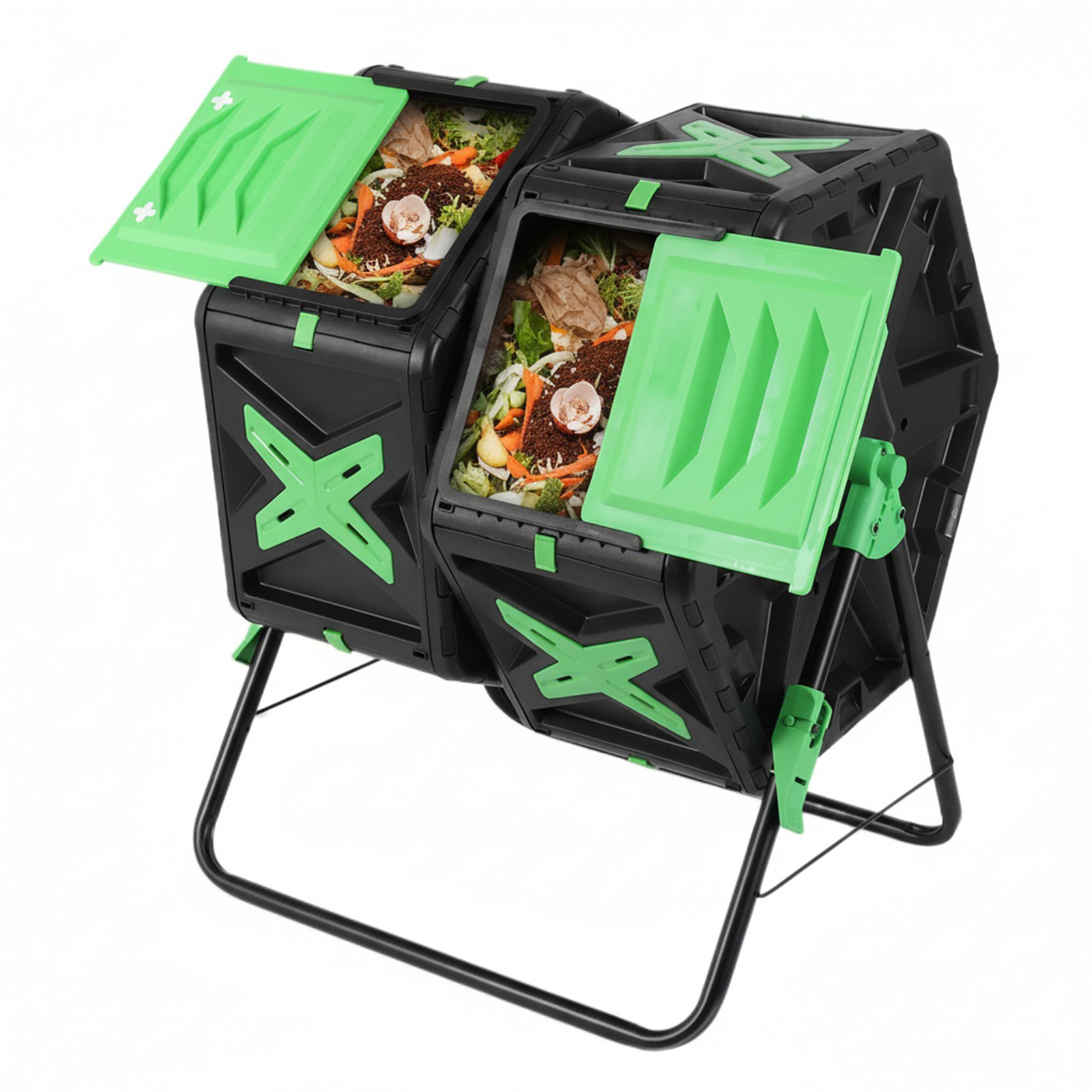Compost Bin - 140L Dual Chamber Compost Bin Fast