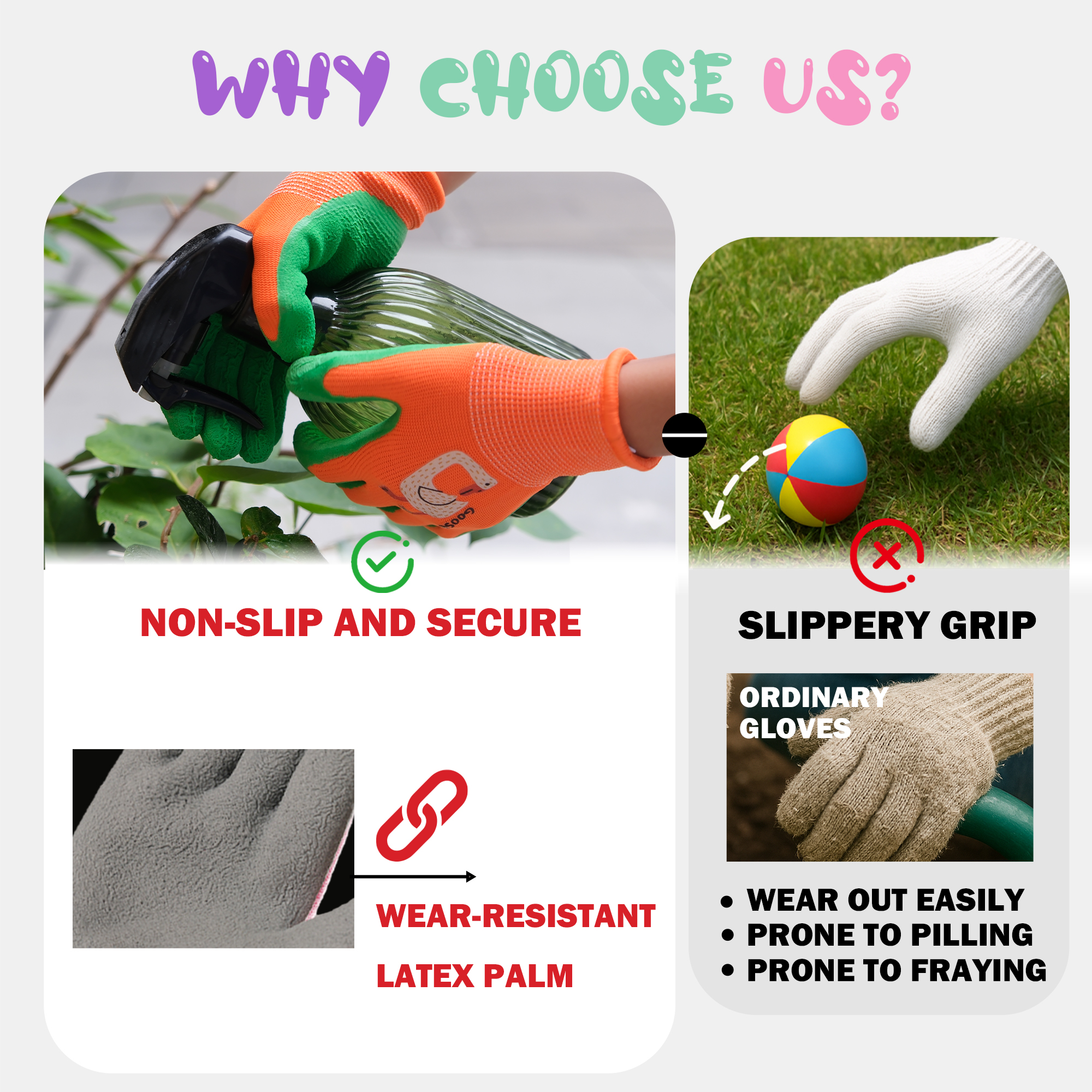 4 Pairs Kids Gardening Gloves  - Gardening Tools Kit For Kids reseña y precio
