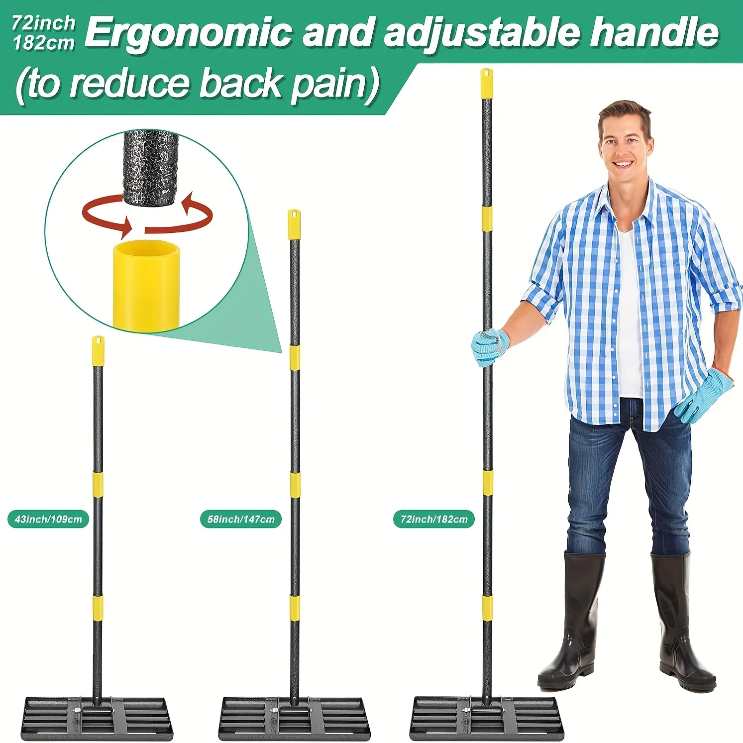 KEEHOME YEYEBEST Lawn Leveling - Gardening Tools Heavy Duty reseña y precio