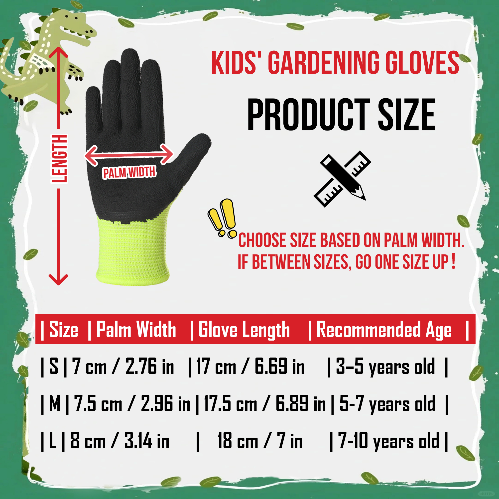 3 Pairs Kids Gardening Gloves  - Gardening Tools Kit For Kids reseña y precio