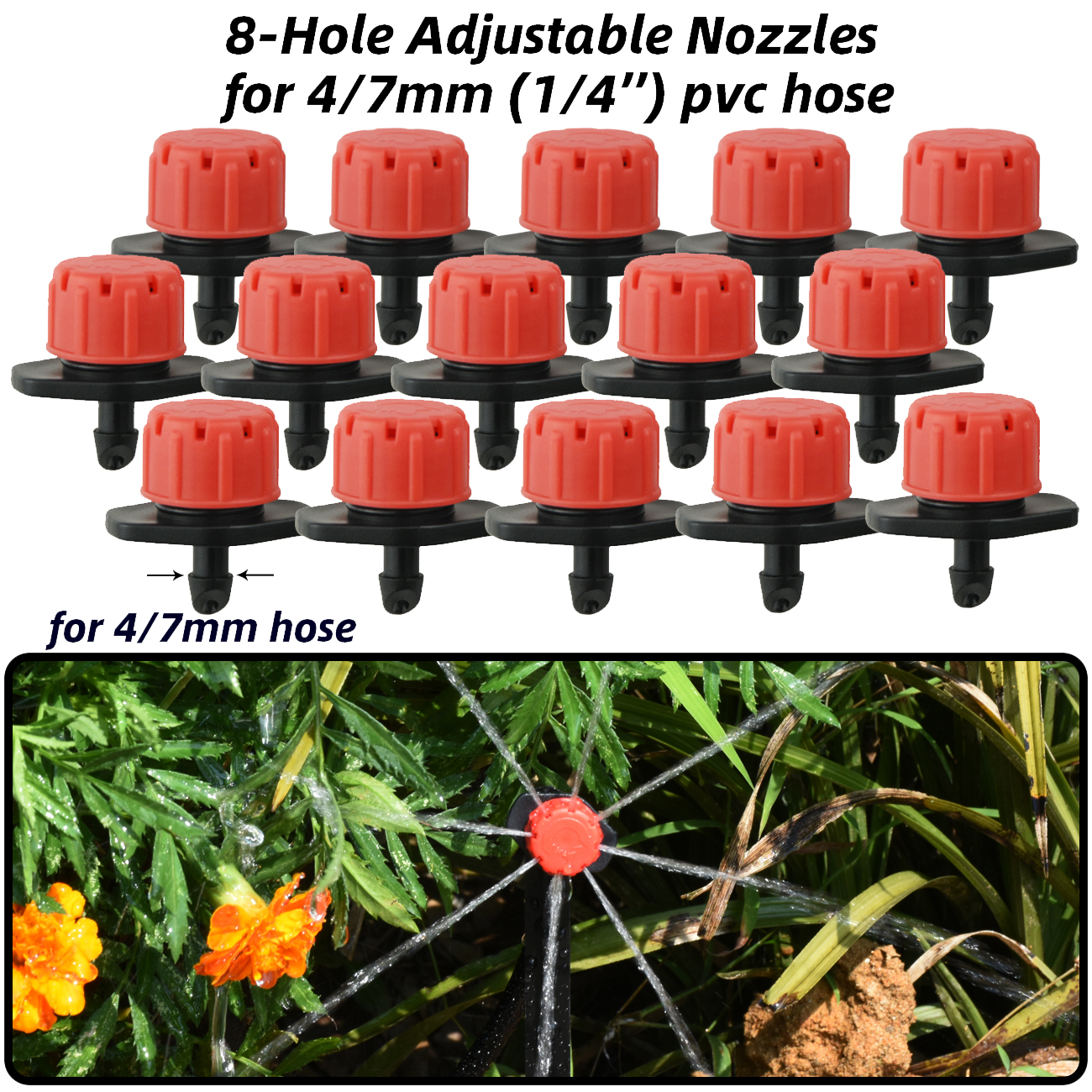 Garden 5M-30M Drip Irrigation  - Root Watering Spike reseña y precio