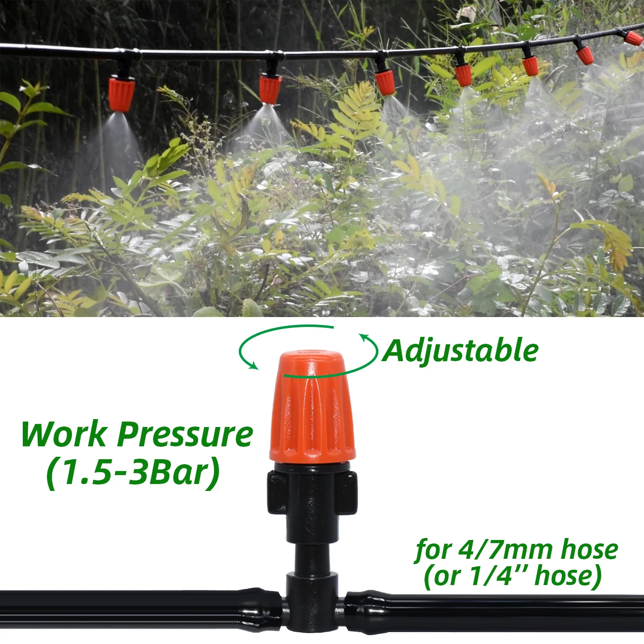 Garden 5M-30M Drip Irrigation  - Root Watering Spike reseña y precio