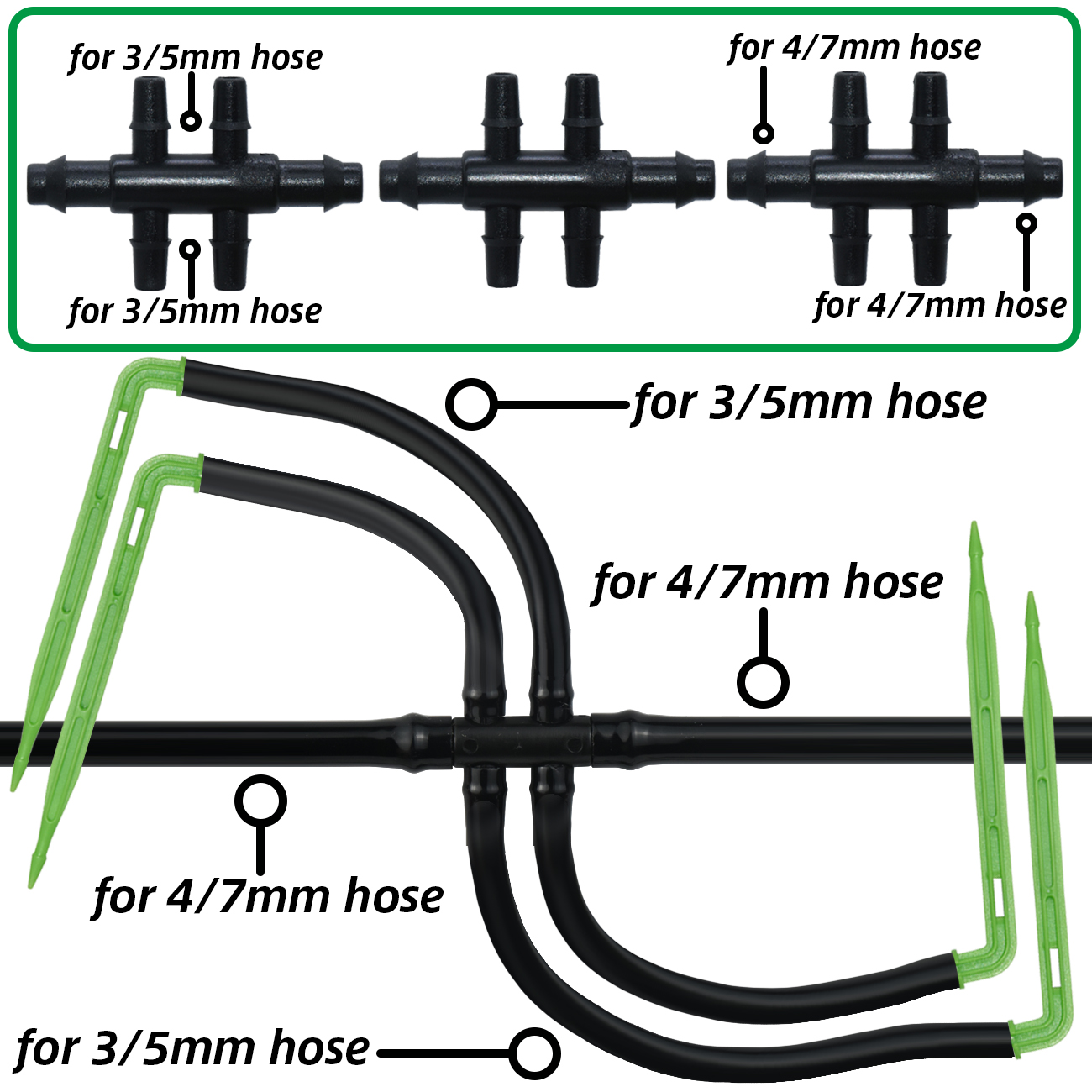 KESLA Garden 4/7mm to 3/5mm Ho - Root Watering Spike reseña y precio