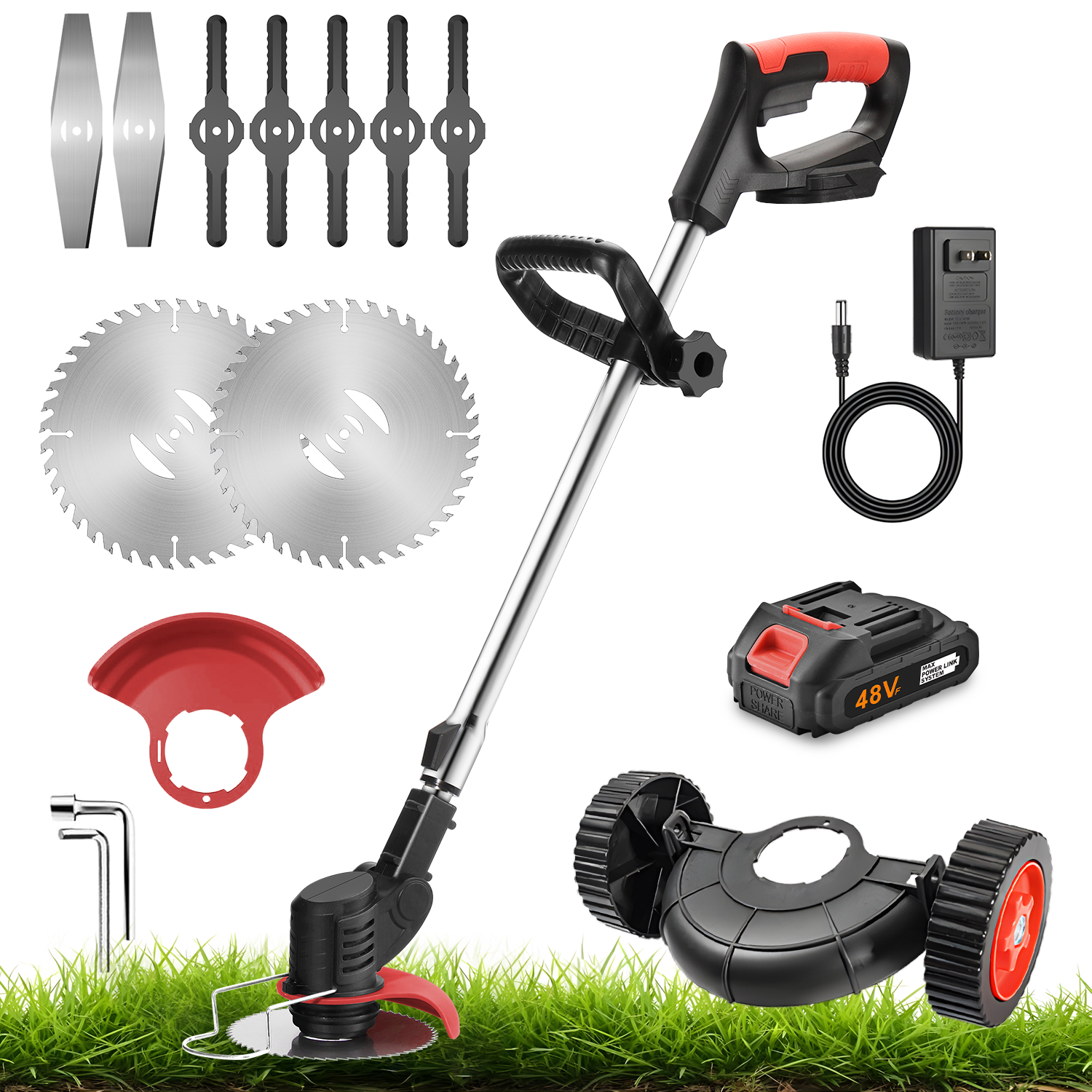 Lithium Electric Grass Trimmer - Gardening Tools Grass Cutter reseña y precio