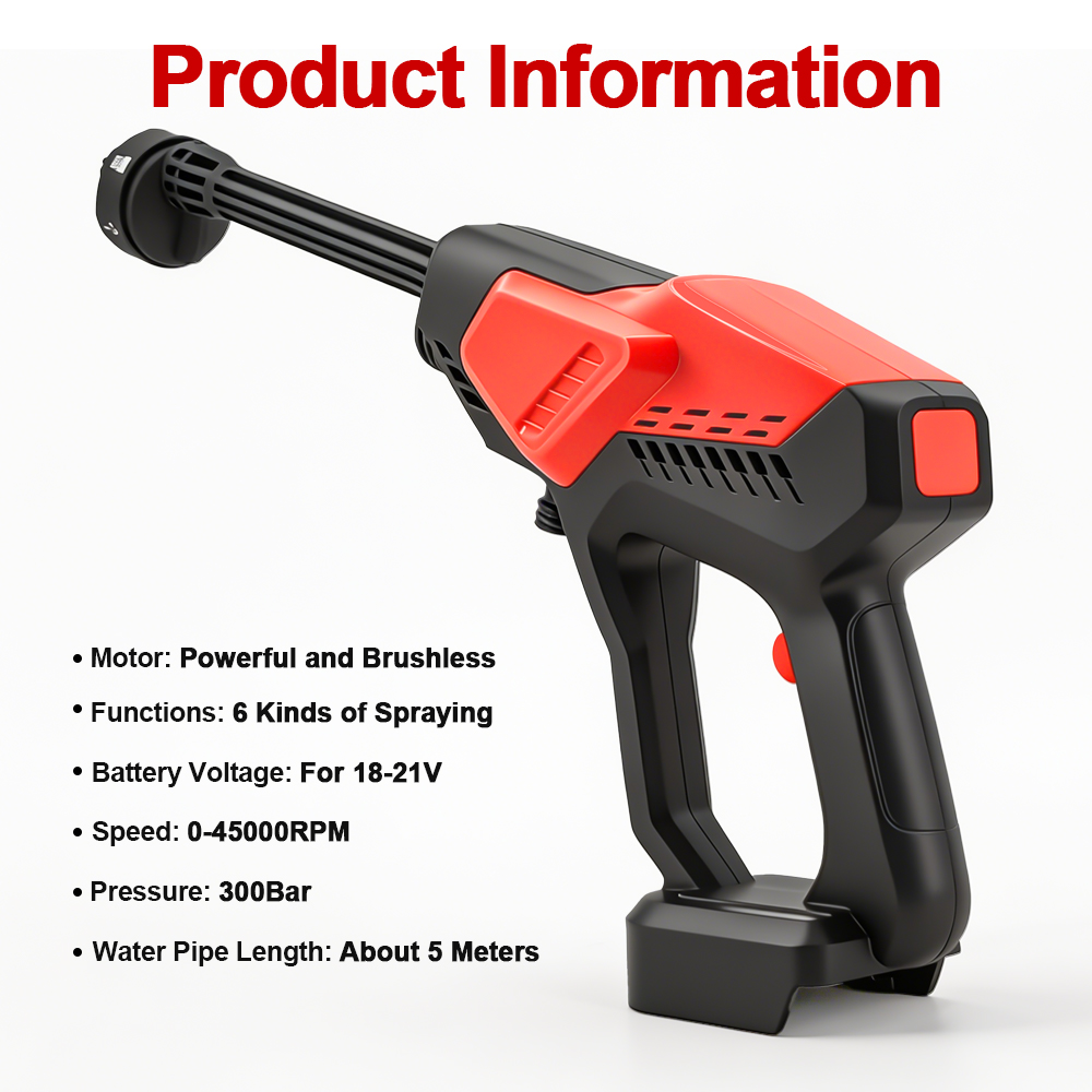 300Bar Car Washer High Pressur - Gardening Tools Battery Powered reseña y precio