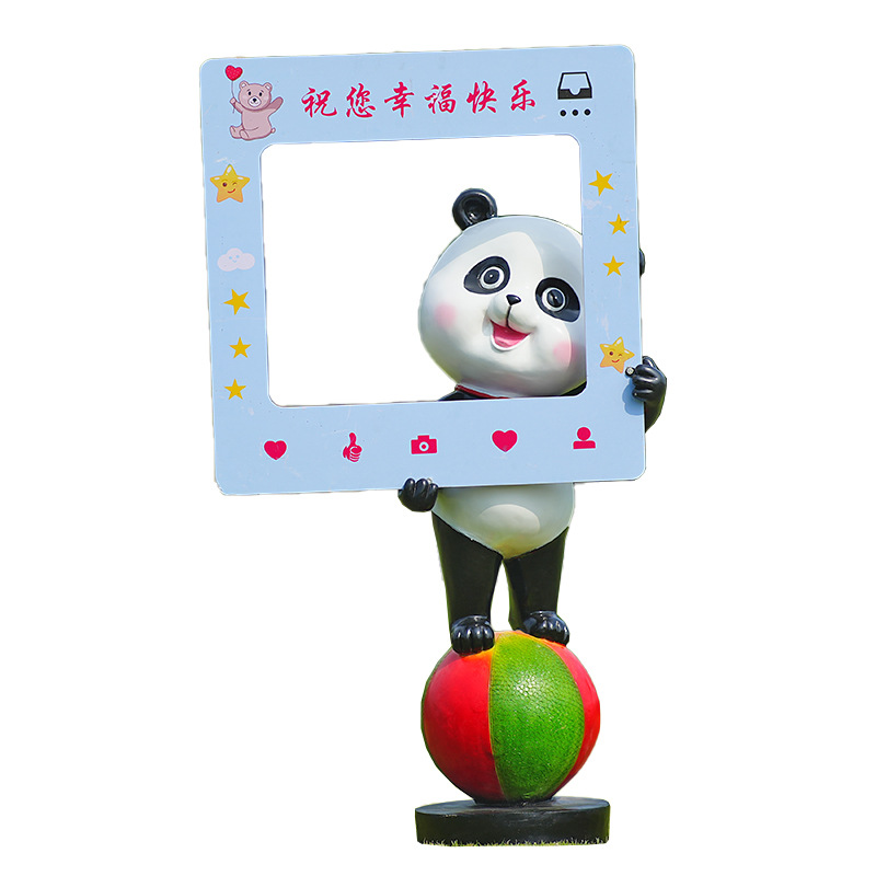 Cartoon panda ornament fibergl - Gardening Tools Cartoon reseña y precio
