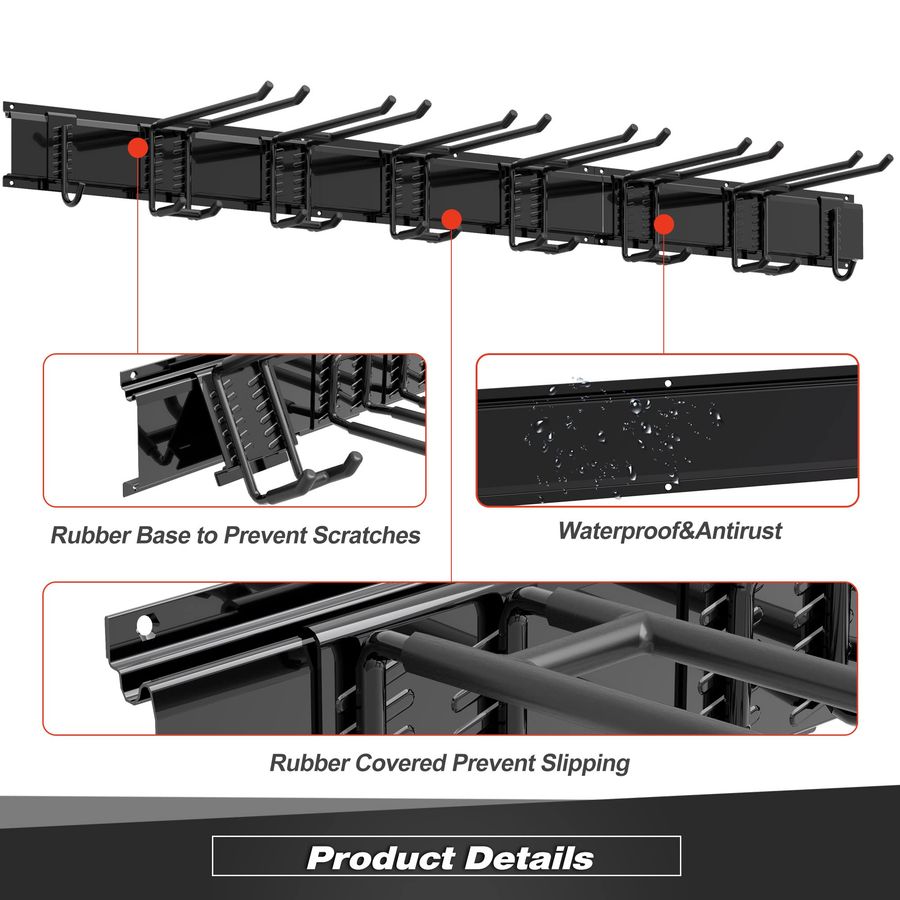 Heavy Duty Garage Storage Rack - Gardening Tools Heavy Duty reseña y precio