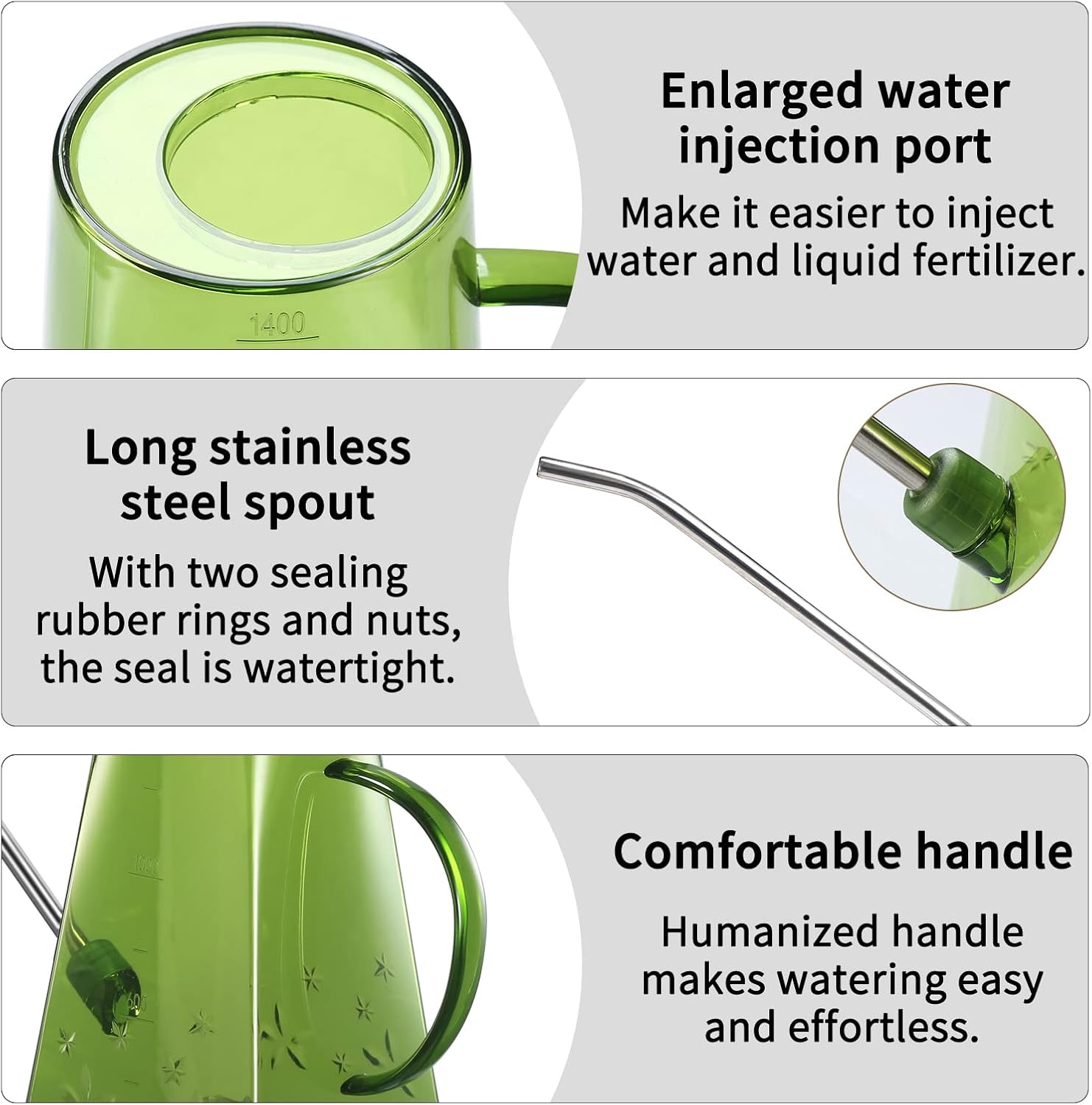 Indoor Plant Watering Can with - Watering Can Long Spout reseña y precio