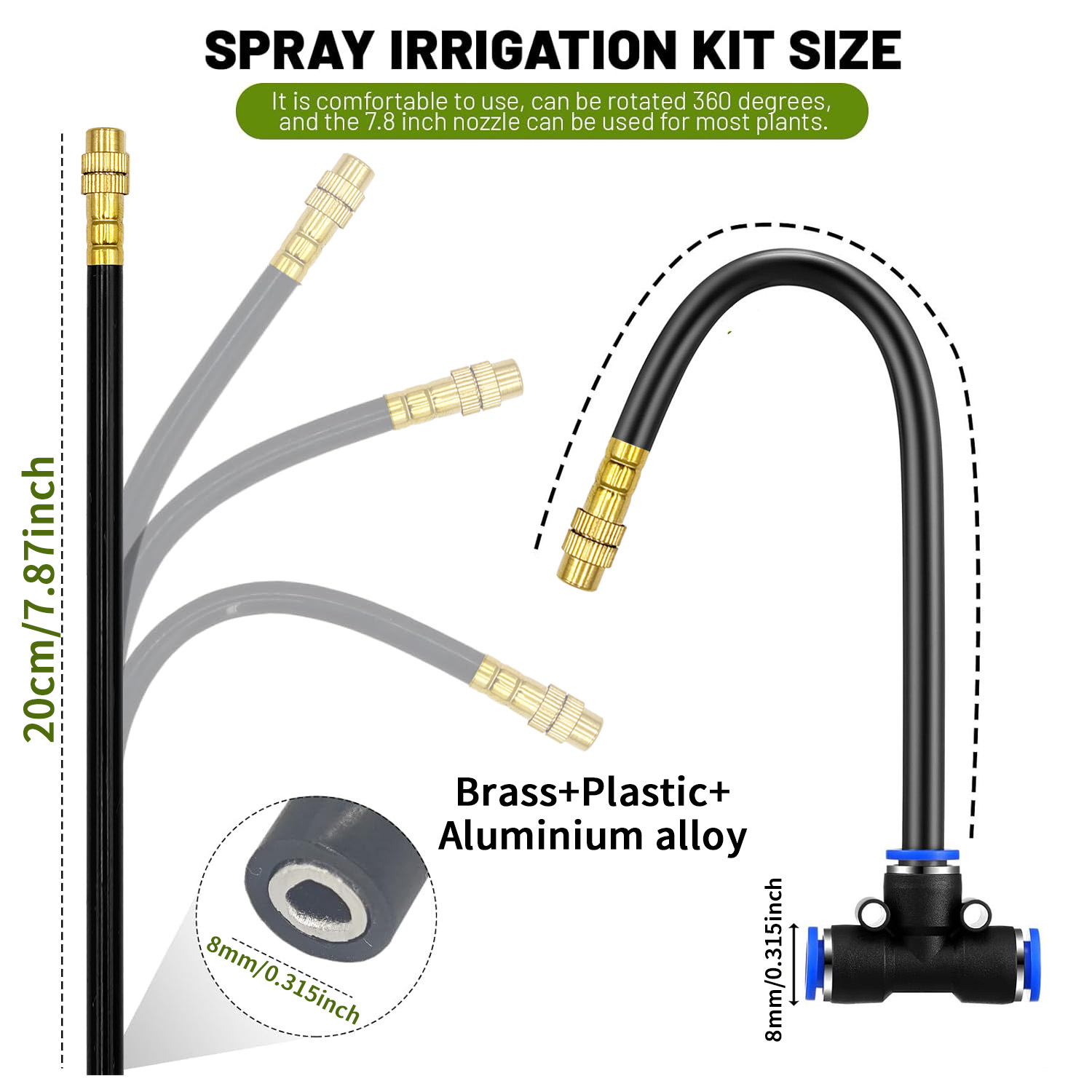 Garden 5/8mm PE Hose Sprayer K - Root Watering Spike reseña y precio