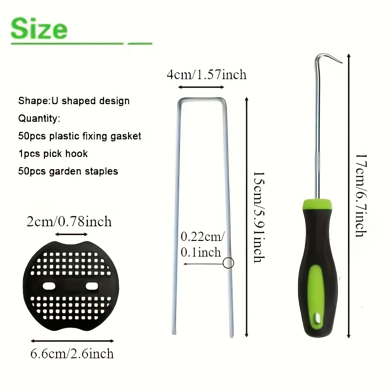 101pcs Garden Stakes Set - U-s - Gardening Tools Usa reseña y precio