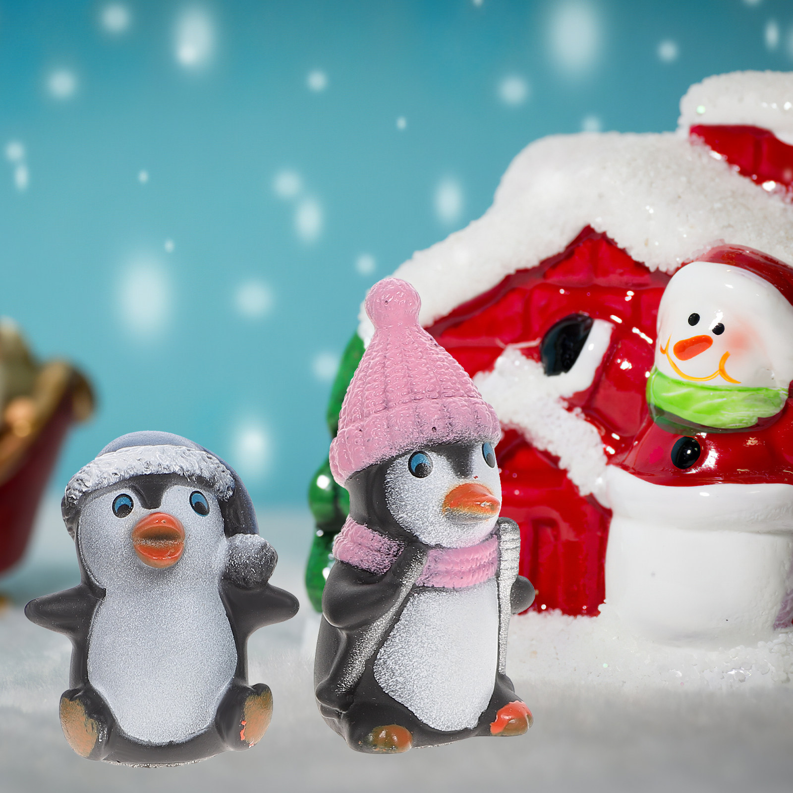 12pcs Mini Penguin Landscape B - Gardening Tools Gift Ideas reseña y precio