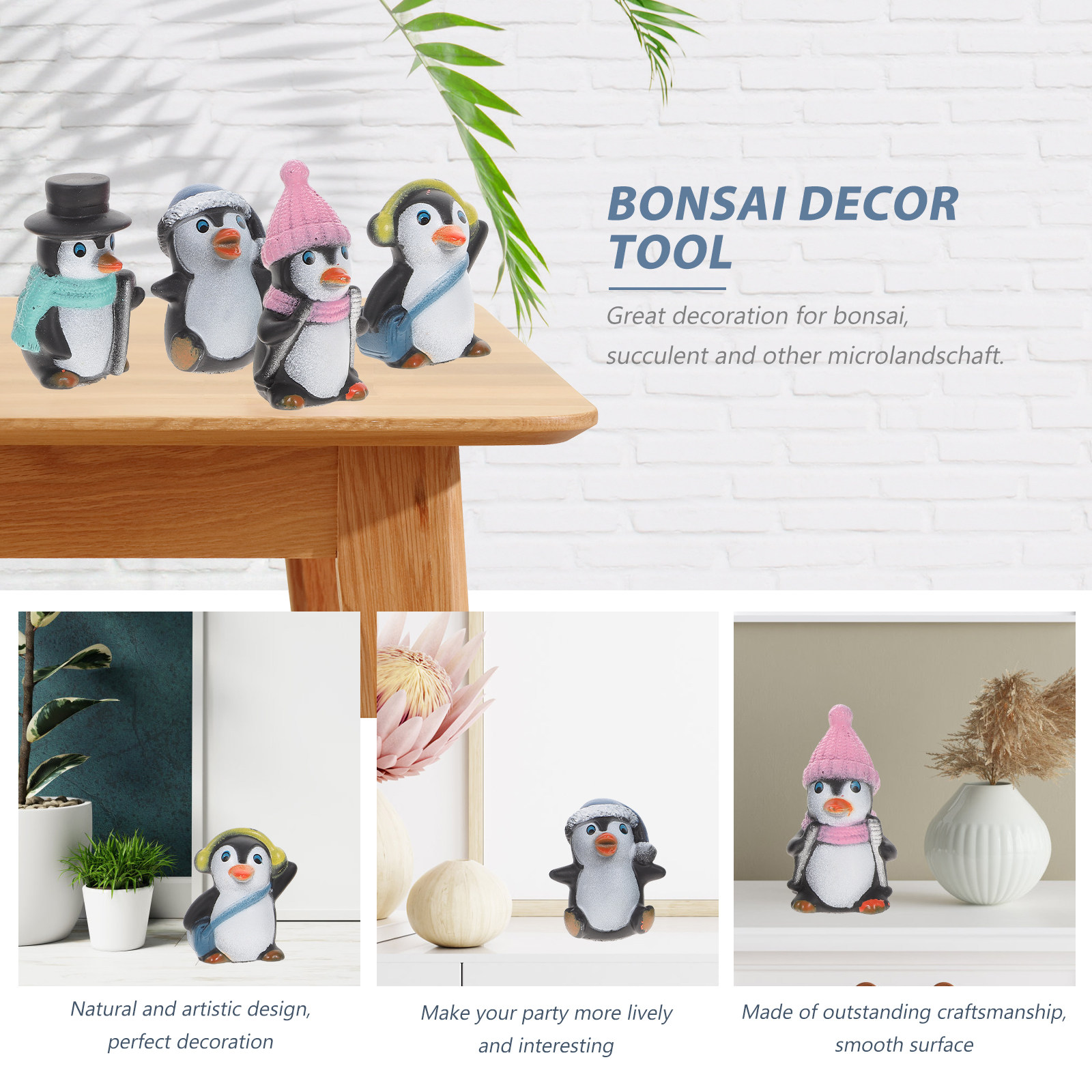 12pcs Mini Penguin Landscape B - Gardening Tools Gift Ideas reseña y precio