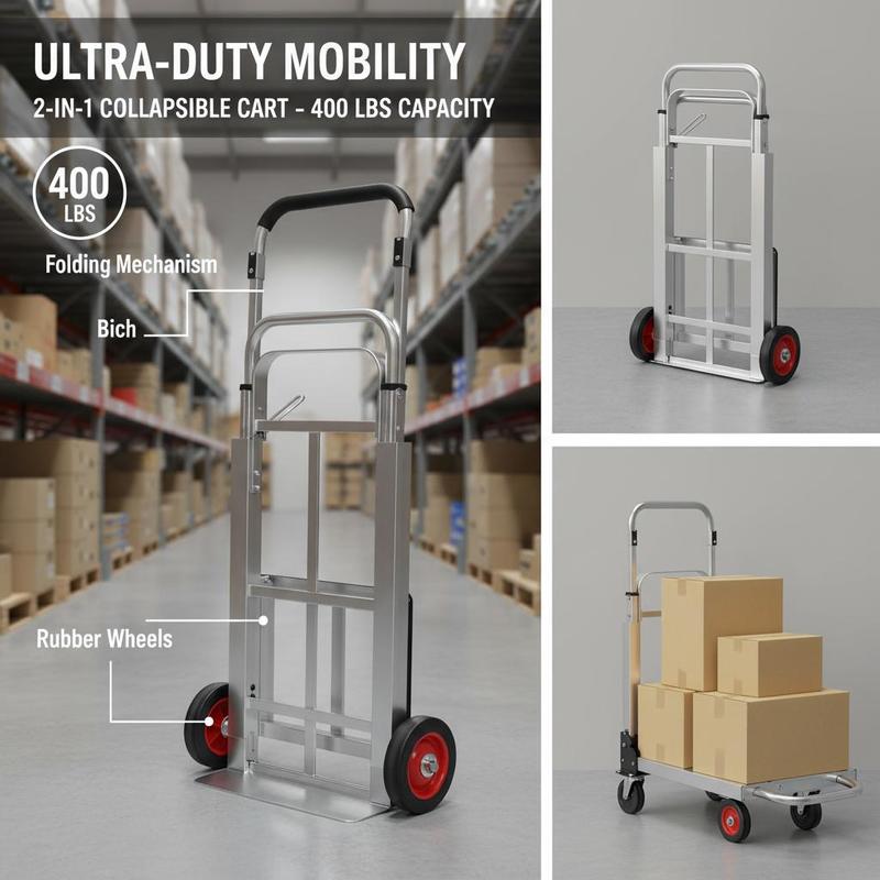 Heavy Duty Convertible Dolly 2 - Gardening Tools Heavy Duty reseña y precio