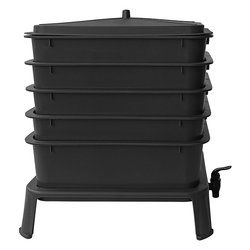 Heavy Duty 50L 5-Tray Worm Far - Compost Bin reseña y precio