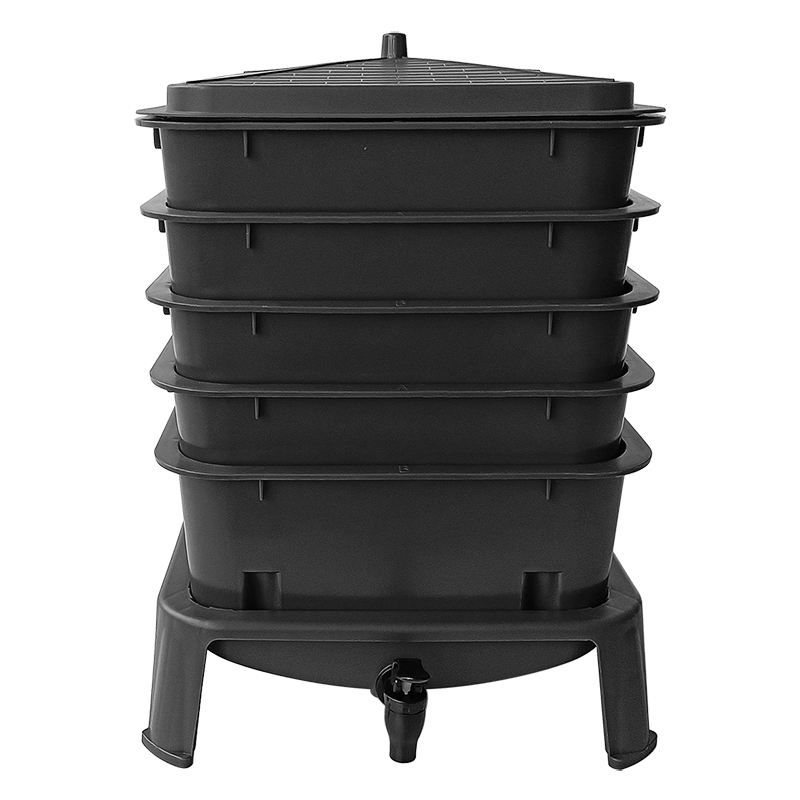 Heavy Duty 50L 5-Tray Worm Far - Compost Bin reseña y precio