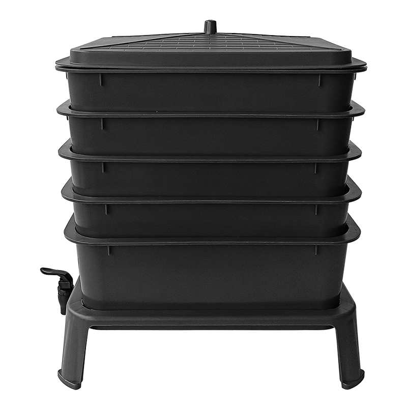 Heavy Duty 50L 5-Tray Worm Far - Compost Bin reseña y precio
