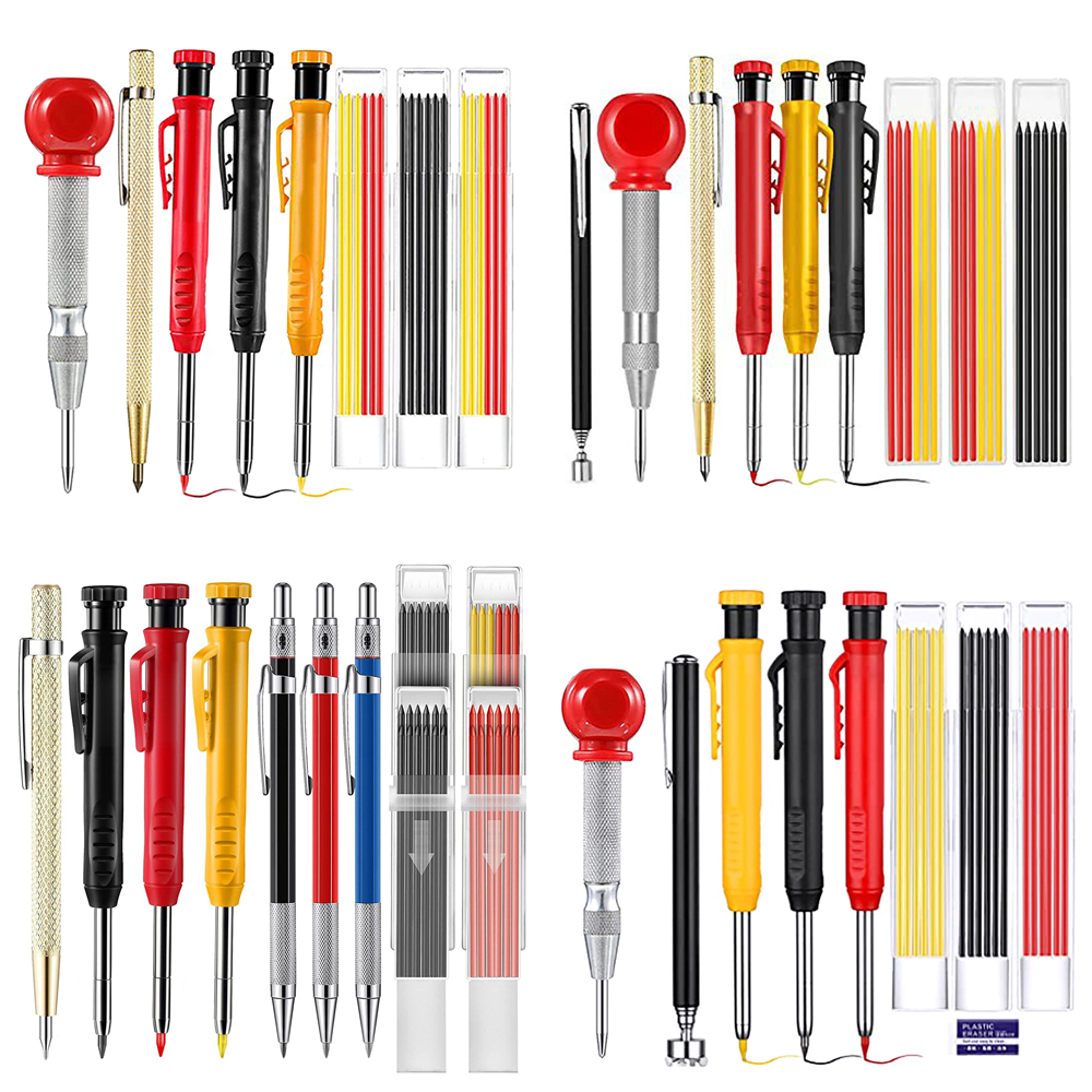 A/B/C/D Set Carpenter Pencils  - Gardening Tools B&M reseña y precio