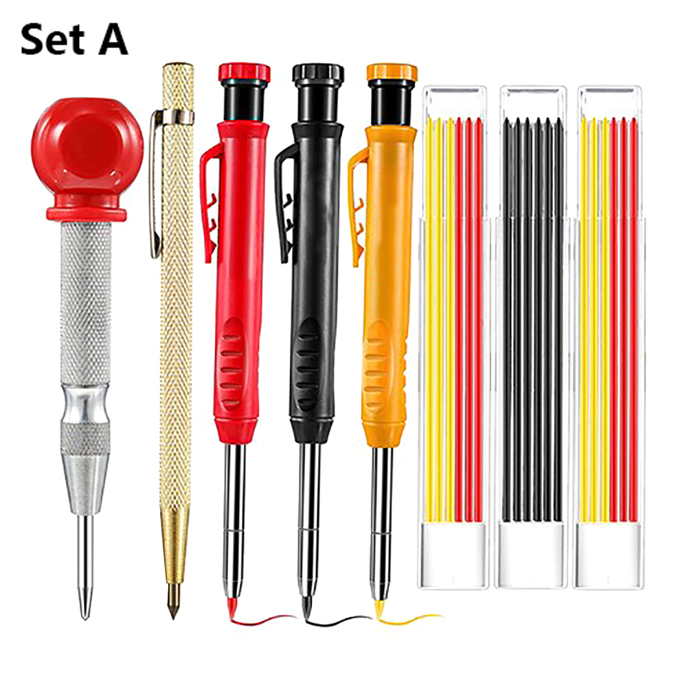 A/B/C/D Set Carpenter Pencils  - Gardening Tools B&M reseña y precio