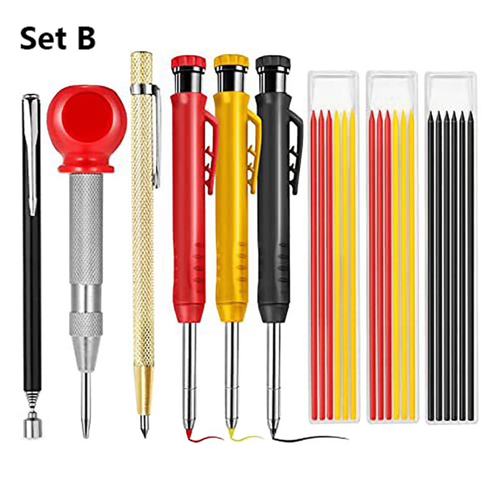 A/B/C/D Set Carpenter Pencils  - Gardening Tools B&M reseña y precio
