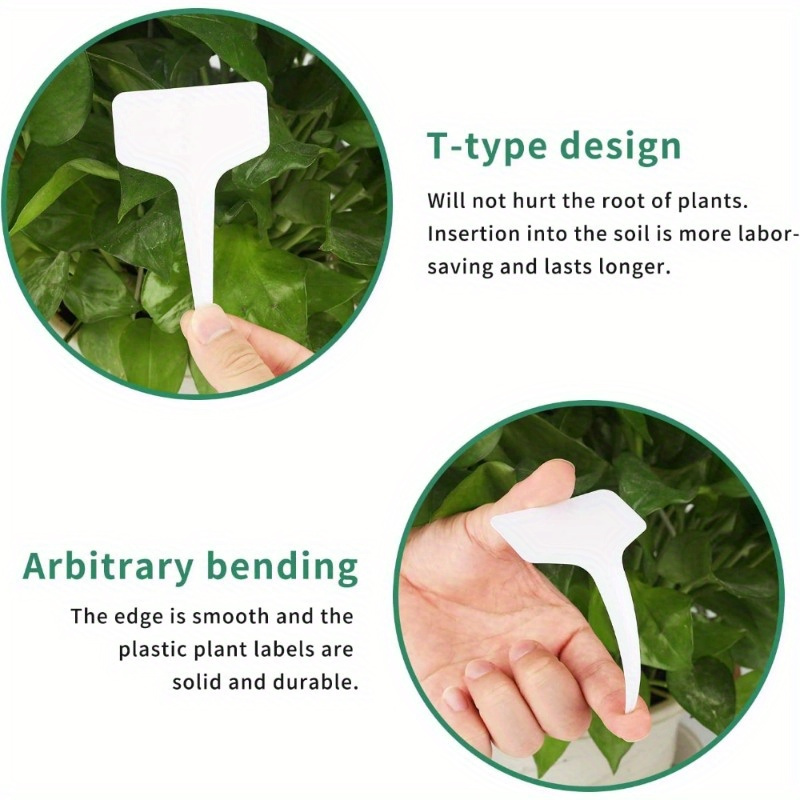 20/120pcs Durable T-Shaped Pla - Plant Label Tags reseña y precio