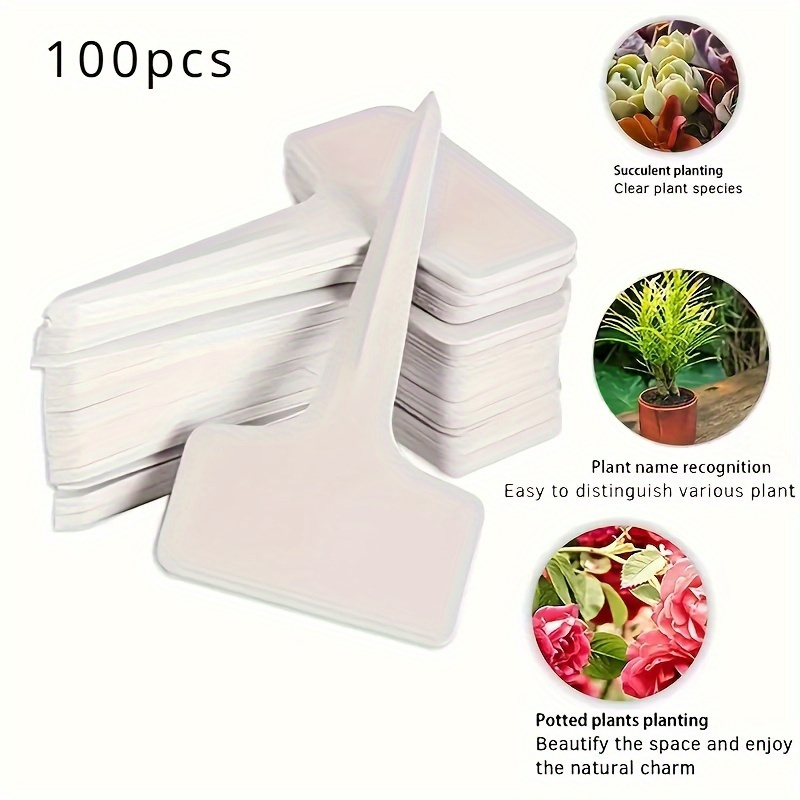 20/120pcs Durable T-Shaped Pla - Plant Label Tags reseña y precio