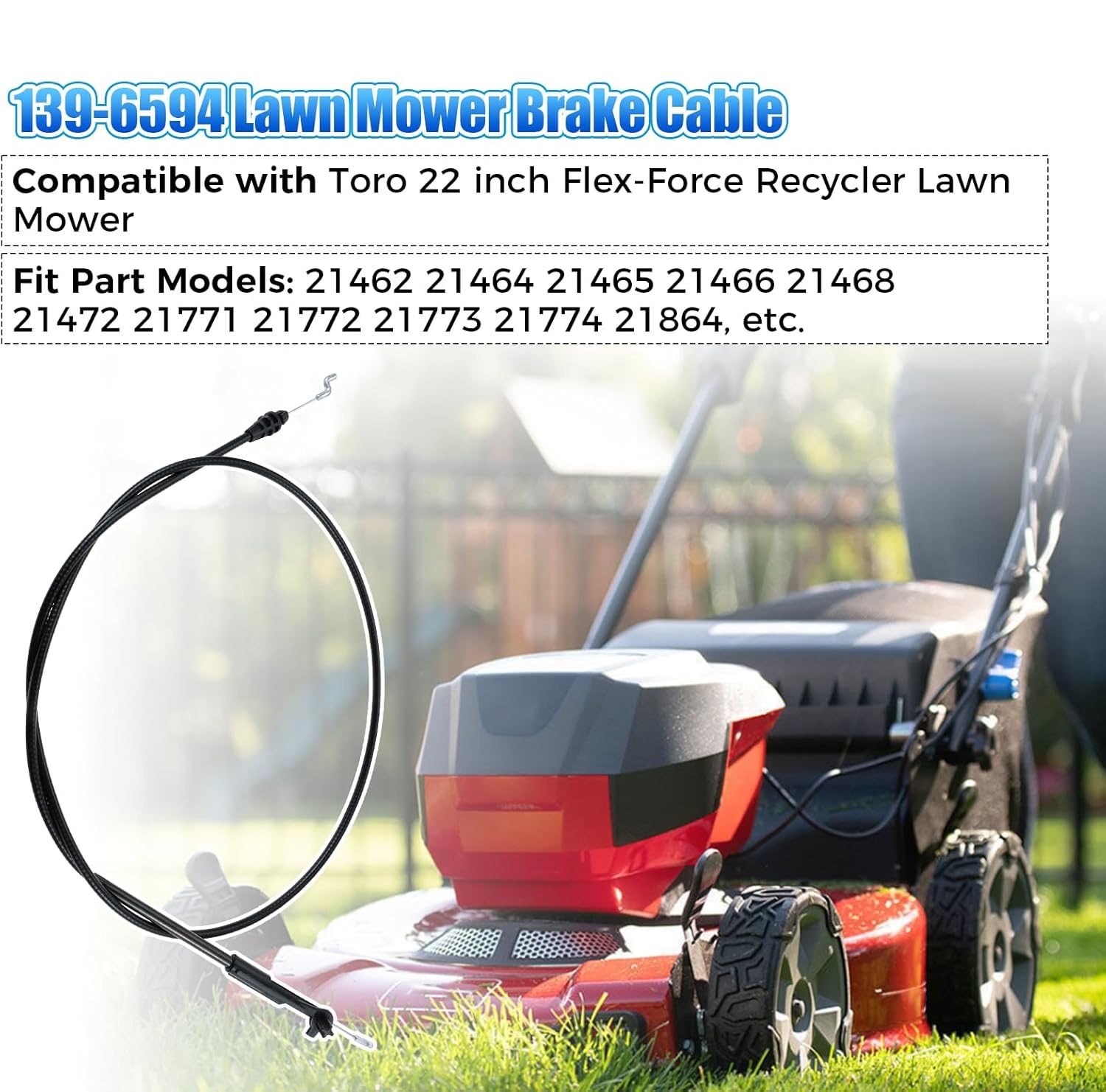 139-6594 PP B&S Brake Cable fo - Gardening Tools B&M reseña y precio