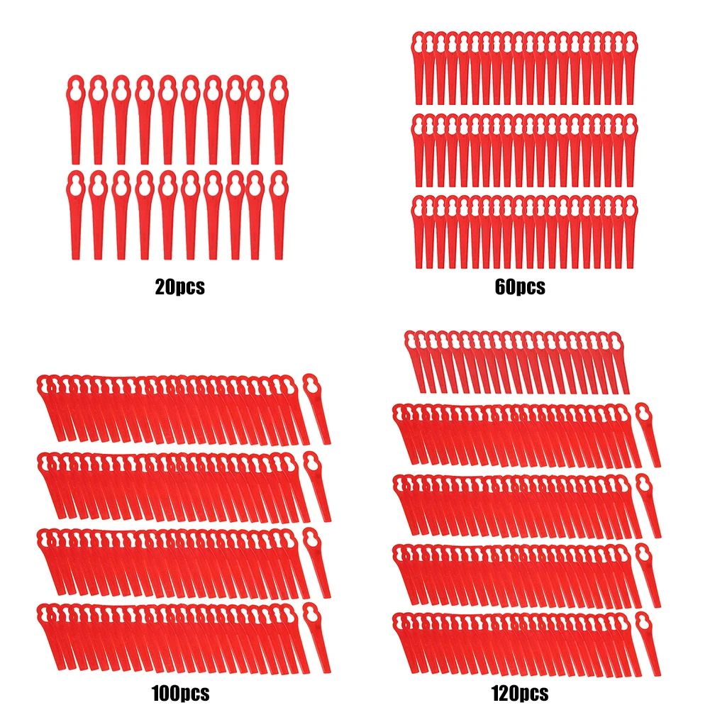 20/60/100/120Pcs Strimmer Blad - Gardening Tools Grass Cutter reseña y precio