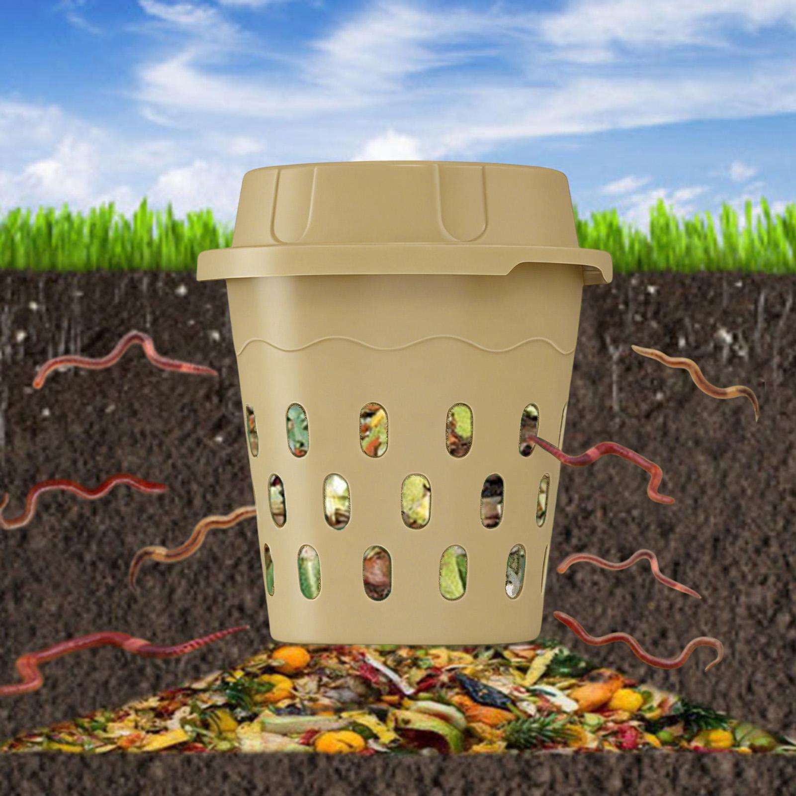 Inground Worm Composter With V - Compost Bin reseña y precio