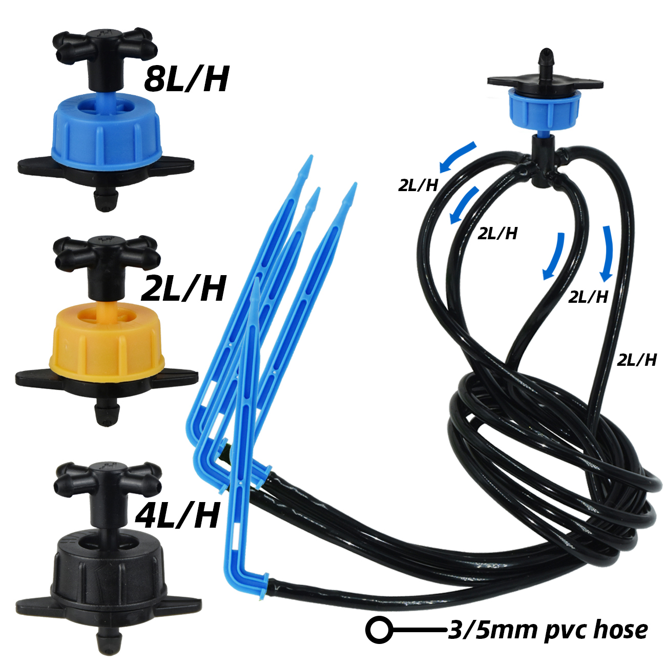 KESLA Drip Irrigation Kit 10-1 - Root Watering Spike reseña y precio