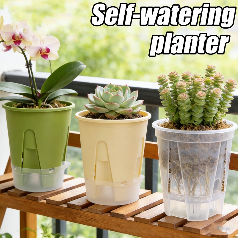 Self Watering Planter Pot Tray - Root Watering Spike reseña y precio
