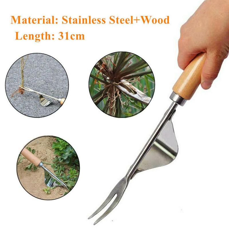 Steel Root Extractor Wooden Ha - Gardening Tools Long reseña y precio