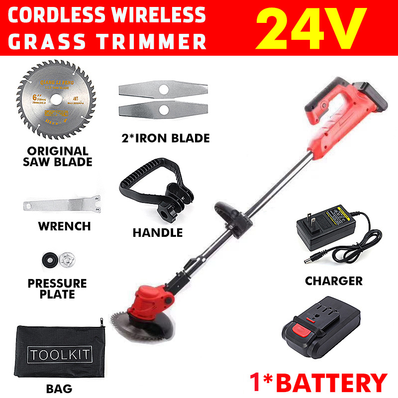 High Power Rechargeable Lithiu - Gardening Tools Grass Cutter reseña y precio