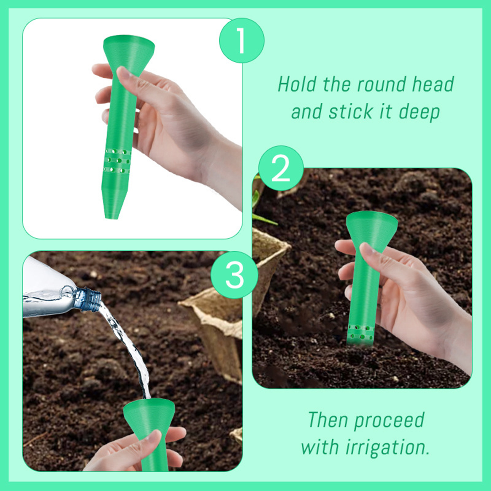 Gardening Irrigation Plastic F - Root Watering Spike reseña y precio