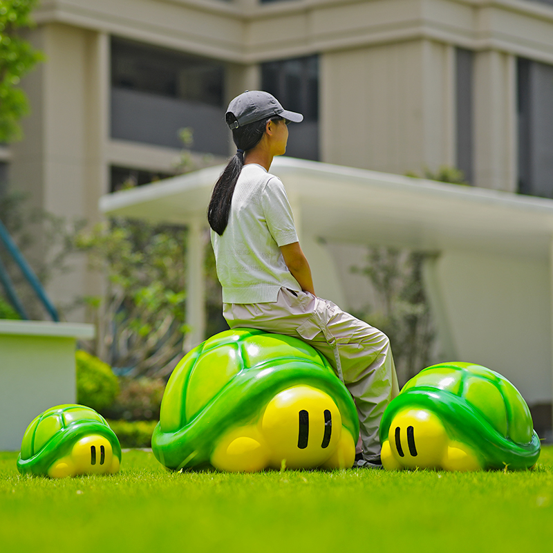 Cartoon turtle fiberglass scul - Gardening Tools Cartoon reseña y precio