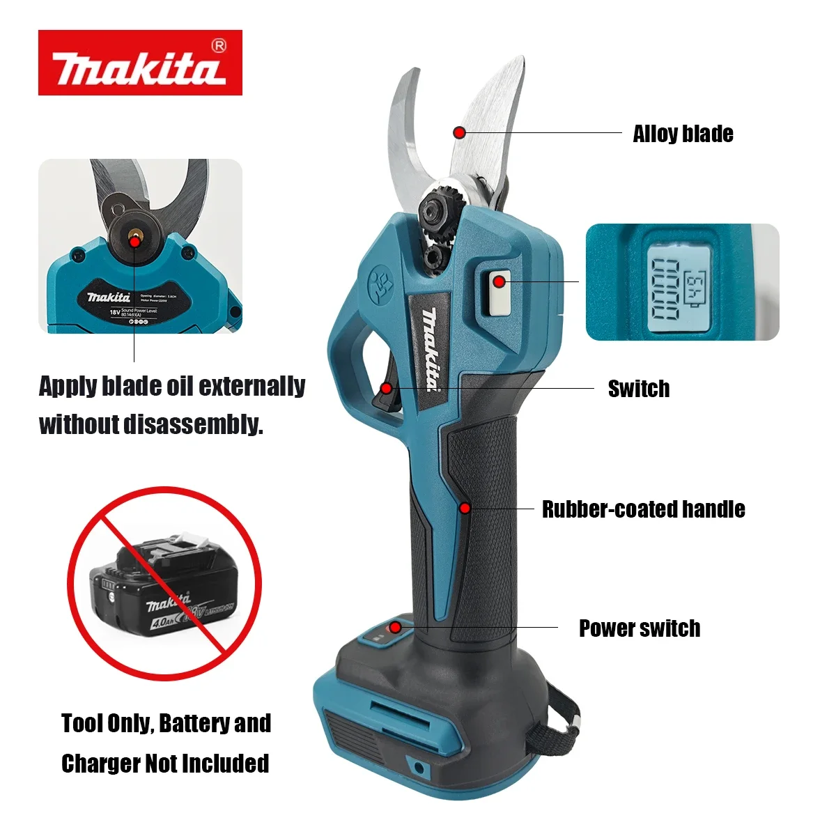 Makita Brushless Electric Prun - Gardening Tools Usa reseña y precio