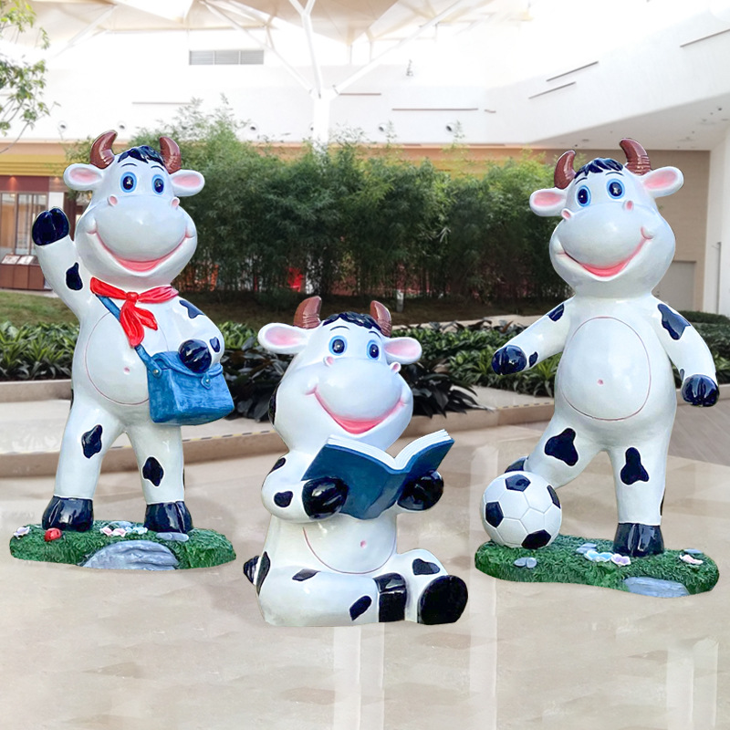 Outdoor, cartoon, cow sculptur - Gardening Tools Cartoon reseña y precio