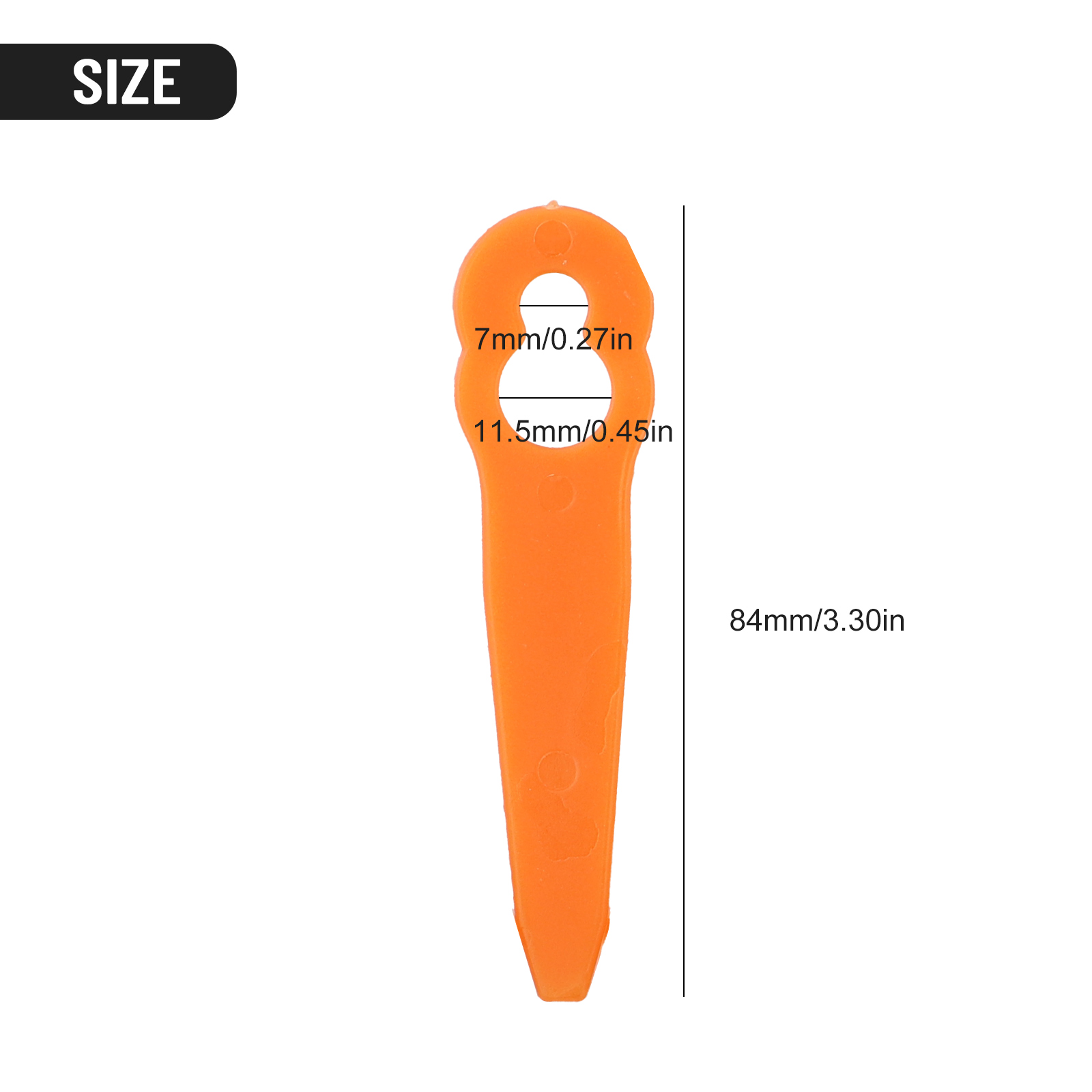 100PCS Plastic Replacement Bla - Gardening Tools Grass Cutter reseña y precio
