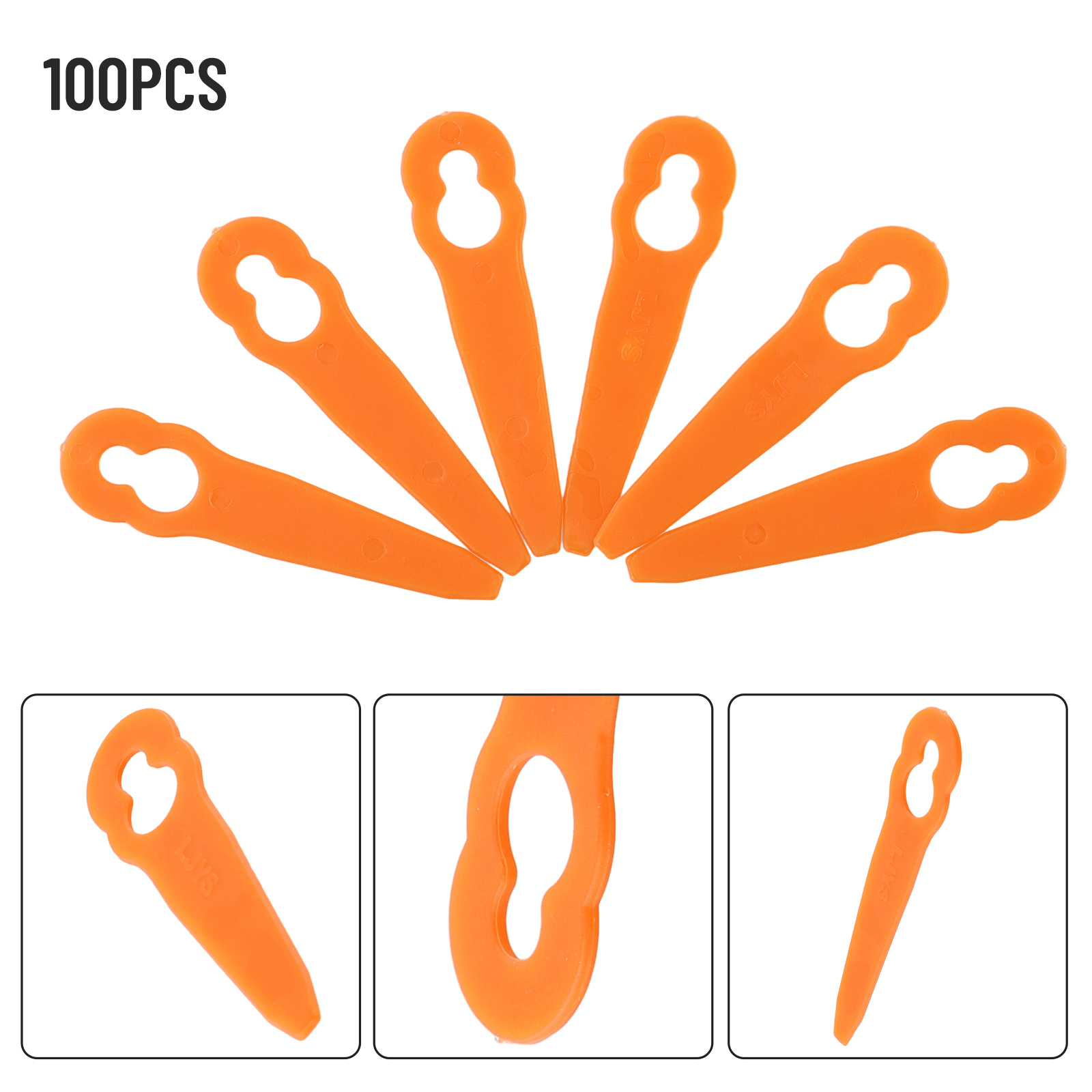 100PCS Plastic Replacement Bla - Gardening Tools Grass Cutter reseña y precio