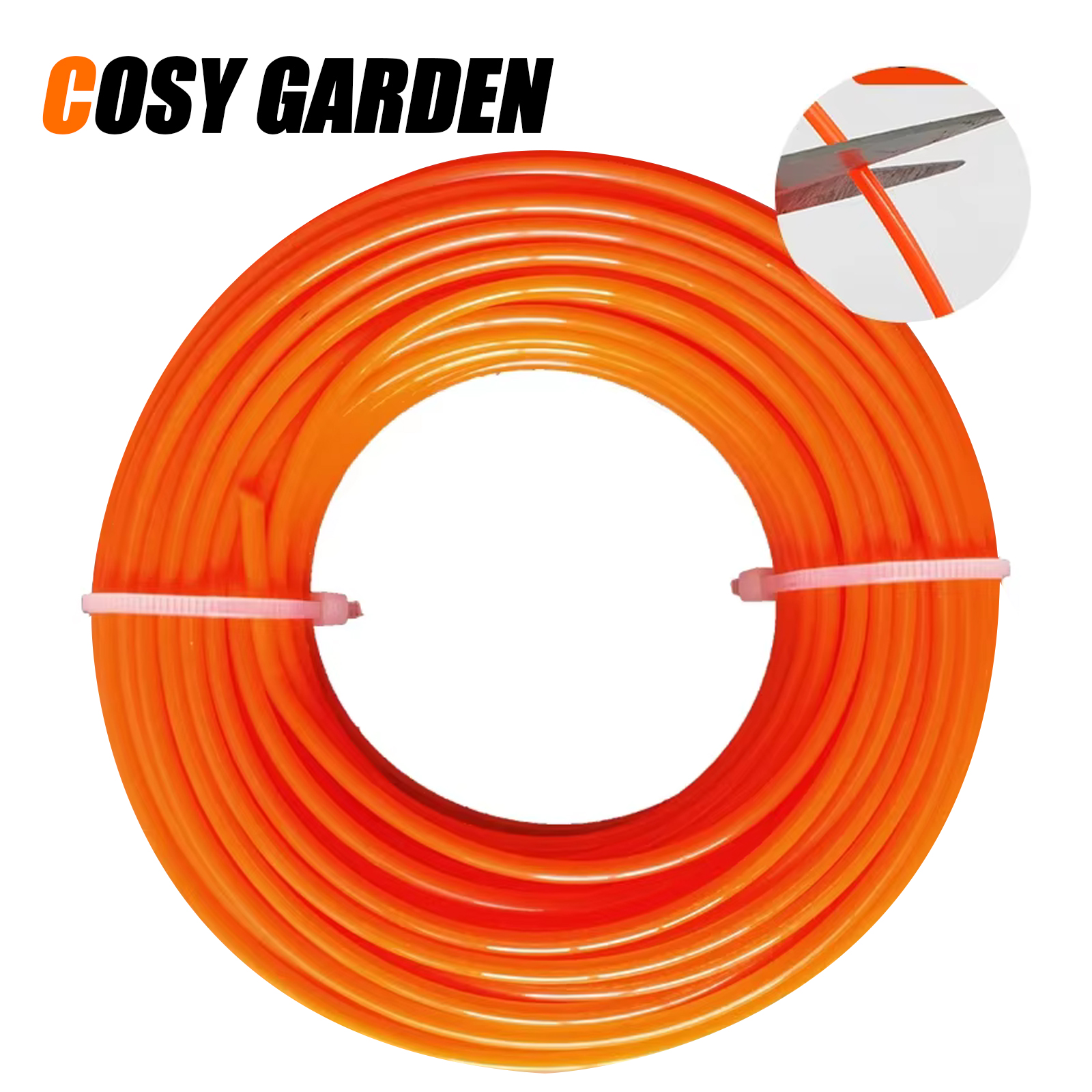 1.6mm～3mm*15M Round Nylon Trim - Gardening Tools Grass Cutter reseña y precio