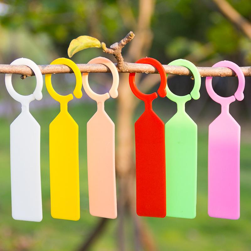 100PCS/Lot Plastic Hanging Pla - Plant Label Tags reseña y precio