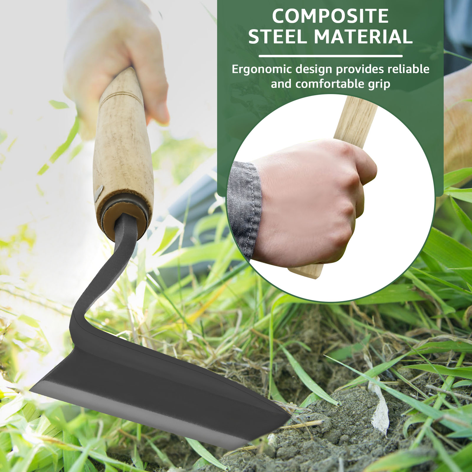 Japanese Weeding Sickle Wooden - Gardening Hand Tools Japanese reseña y precio