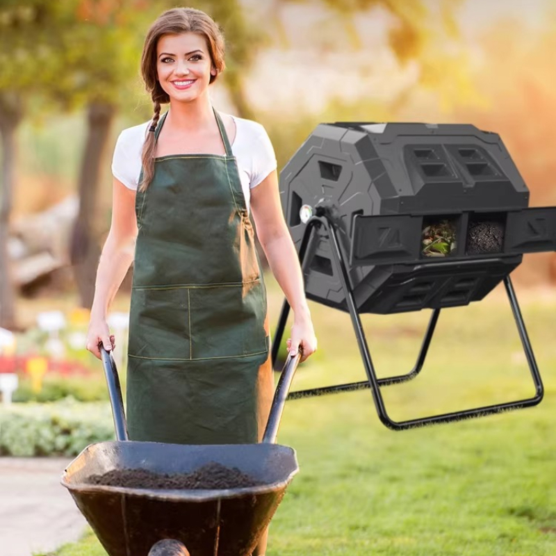 Home Garden Leaf Rotating Comp - Compost Bin reseña y precio